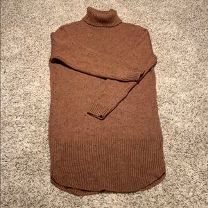 Turtleneck sweater dress